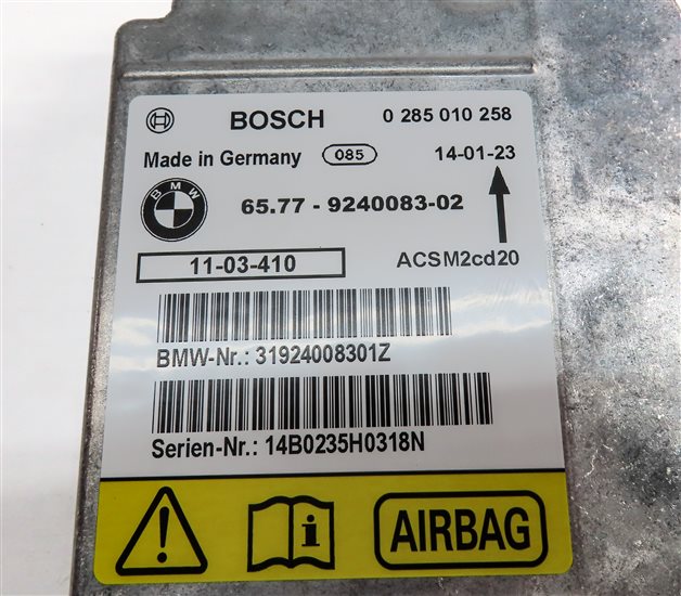 Thumbnail 4: 07-14 BMW 128i 135i X1 X5 X5M X6 X6M (E84 E87 E70 E71) SRS BAG CONTROL MODULE