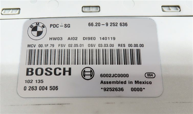 Thumbnail 5: 2012-2015 BMW X1 (E84) PDC PARK ASSIST DISTANCE SENSOR CONTROL MODULE COMPUTER