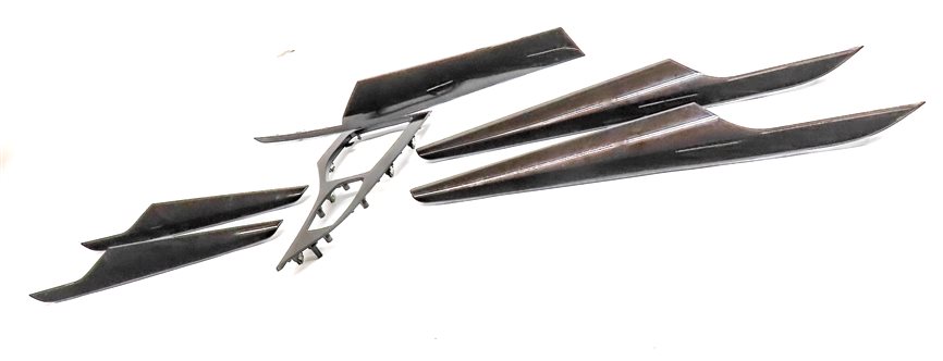 Thumbnail 3: 2014 BMW X1 (E84) INTERIOR DASH CENTER CONSOLE DOOR TRIM SET/6 (Dark Copper)