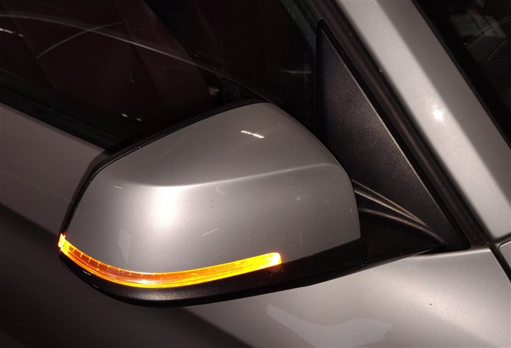 Thumbnail 2: 13-15 BMW X1 (E84) RIGHT PASSENGER P-FOLD AUTODIM MEMORY DOOR MIRROR (Silver)