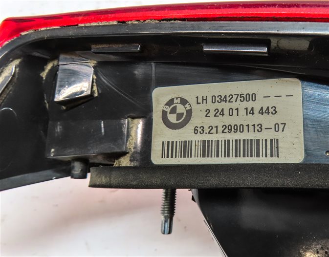 Thumbnail 6: 2012-2015 BMW X1 (E84) LEFT DRIVER REAR TRUNK INNER TAILLIGHT LIGHT LAMP