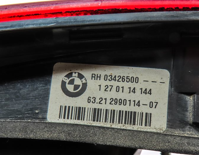 Thumbnail 6: 2012-2015 BMW X1 (E84) RIGHT PASSENGER REAR TRUNK INNER TAILLIGHT LIGHT LAMP
