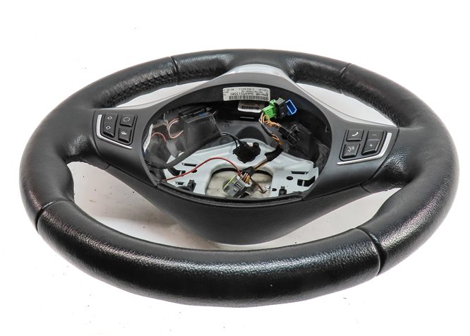 Thumbnail 3: 09-15 BMW 128i 135i 1M 328i 335i X1 DRIVER HEATED SPORT STEERING WHEEL (Black)