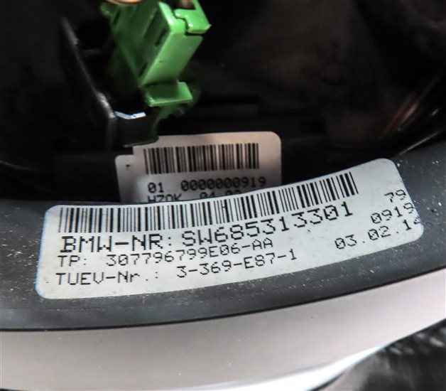 Thumbnail 5: 09-15 BMW 128i 135i 1M 328i 335i X1 DRIVER HEATED SPORT STEERING WHEEL (Black)