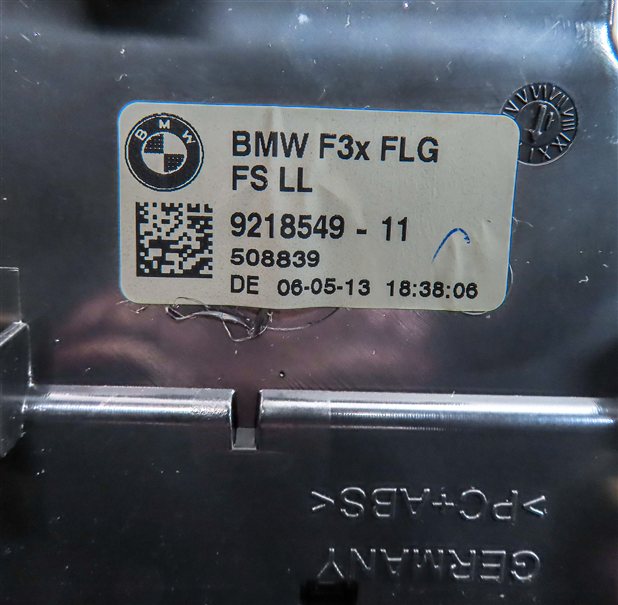 Thumbnail 6: 2013 BMW ACTIVE HYBRID 3 (F30) FRONT LEFT DRIVER DASH HEAT AIR AC HVAC VENT
