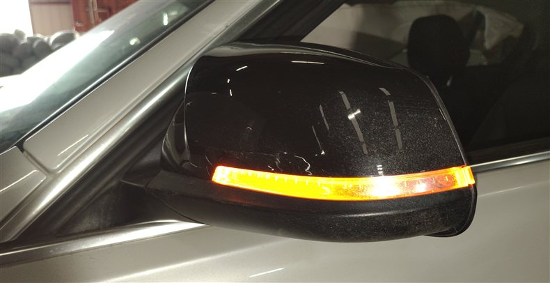 Thumbnail 2: 13-19 BMW 320i 328i 330i 335i (F30) LEFT P-FOLD HEAT MEM DIM DOOR MIRROR (White)