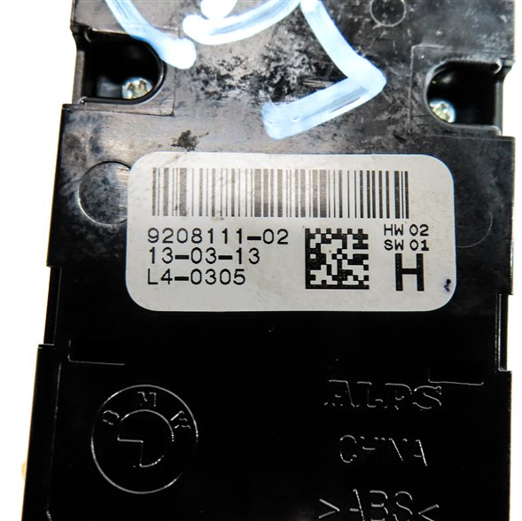 Thumbnail 6: 2012-2019 BMW 3 4 M3 X3 X4 SERIES FRONT LEFT DRIVER WINDOW SWITCH P-FOLD (BLACK)