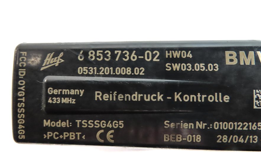 Thumbnail 6: 2012-2016 BMW 228i 328i 335i 435i (F22 F30 F31 F32) TPMS SENSOR ANTENNA 433MHz
