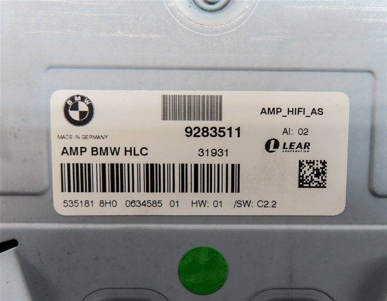 Thumbnail 5: 2012-2015 BMW 320i 328i 335i M3 (F30) SEDAN RADIO STEREO AUDIO AMP AMPLIFIER