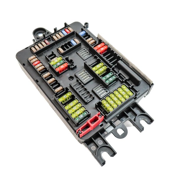 2013 BMW ACTIVE HYBRID 3 F30 3.0L (N55) ENGINE REAR POWER DISTRIBUTION FUSE BOX