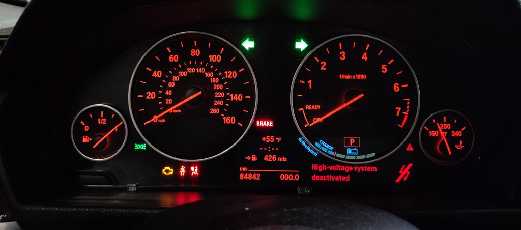 Thumbnail 2: 13-19 BMW 320i 328i 330i 335i 340i 430i 440i (F30 F32) SPEEDOMETER GAUGE (84k)