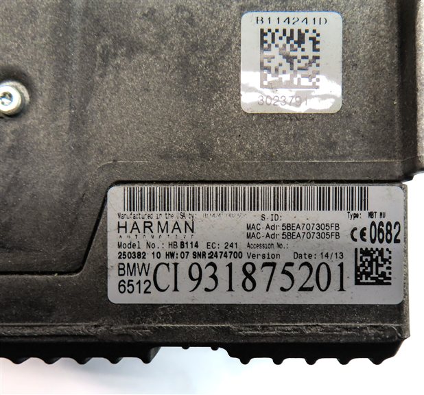 Thumbnail 7: 14-16 BMW 2 3 4 5 6 7 X3 X5 X6 (F10 F15 F22 F30 F32) AM/FM CD STEREO RECEIVER