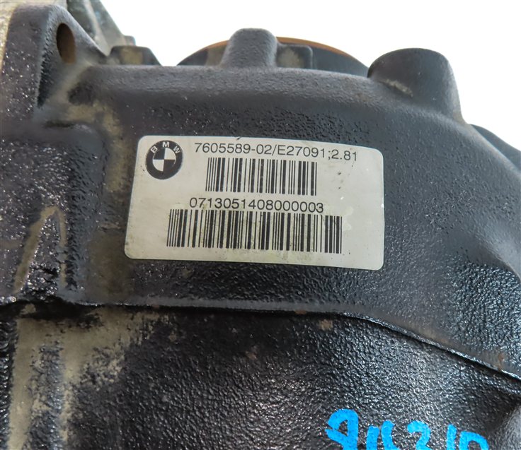 Thumbnail 7: 2014-2019 BMW 2 3 4 SERIES (F22 F30 F32) REAR DIFFERENTIAL GEAR CARRIER (2.81)