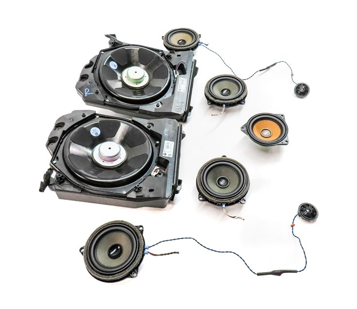 Thumbnail 3: 2013 BMW ACTIVE HYBRID 3 (F30) RADIO STEREO AUDIO SOUND SYSTEM SPEAKER SET/9