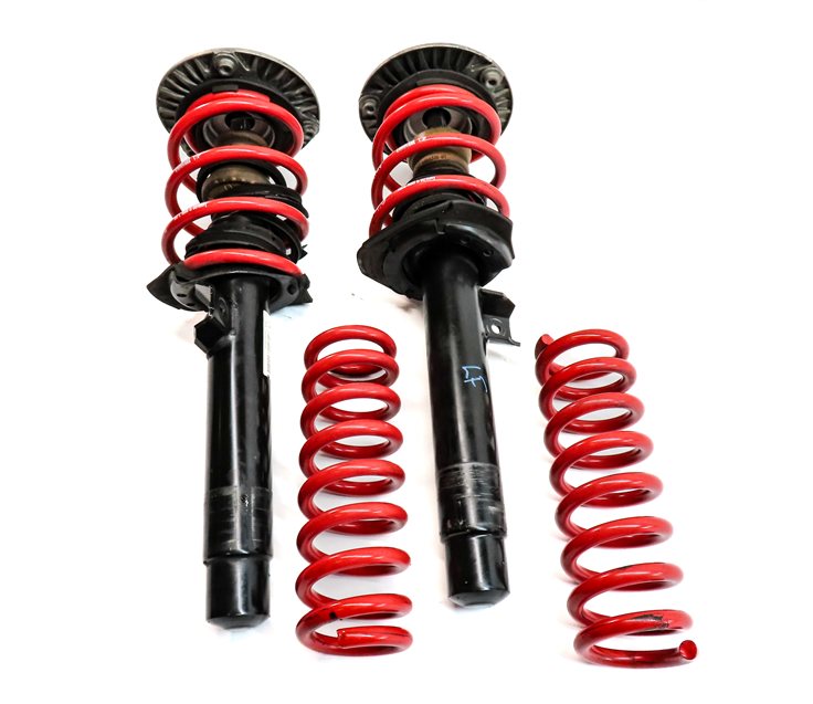 Thumbnail 2: 2013 BMW ACTIVE HYBRID 3 (F30) SHOCK STRUT SET w/FRONT/REAR H&R SPRING SET/4