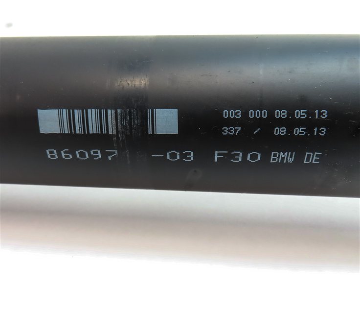 Thumbnail 6: 2013-2015 BMW ACTIVEHYBRID-3 (F30) REAR DRIVESHAFT DRIVELINE DRIVE LINE SHAFT