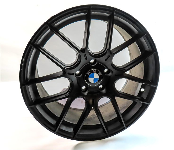 Thumbnail 2: 2013 BMW ACTIVE HYBRID 3 F30 18X8.5 AODHAN AH-X SILVER MACHINED FACE WHEEL RIM