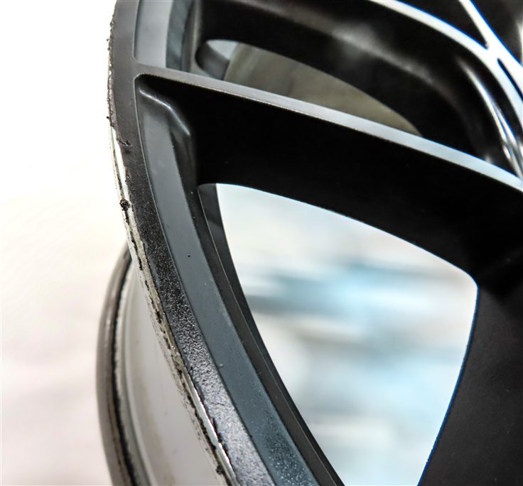 Thumbnail 6: 2013 BMW ACTIVE HYBRID 3 F30 18X8.5 AODHAN AH-X SILVER MACHINED FACE WHEEL RIM
