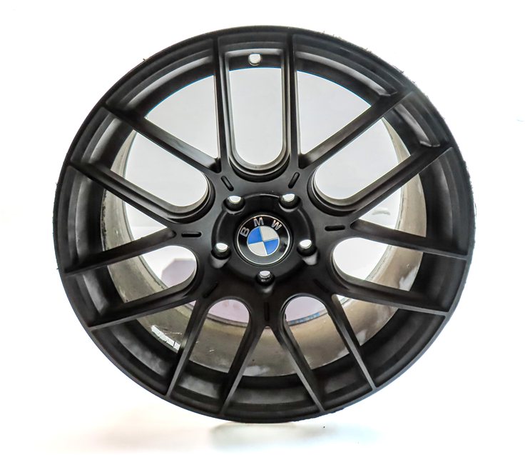 2013 BMW ACTIVE HYBRID 3 F30 18X8.5 AODHAN AH-X SILVER MACHINED FACE WHEEL RIM