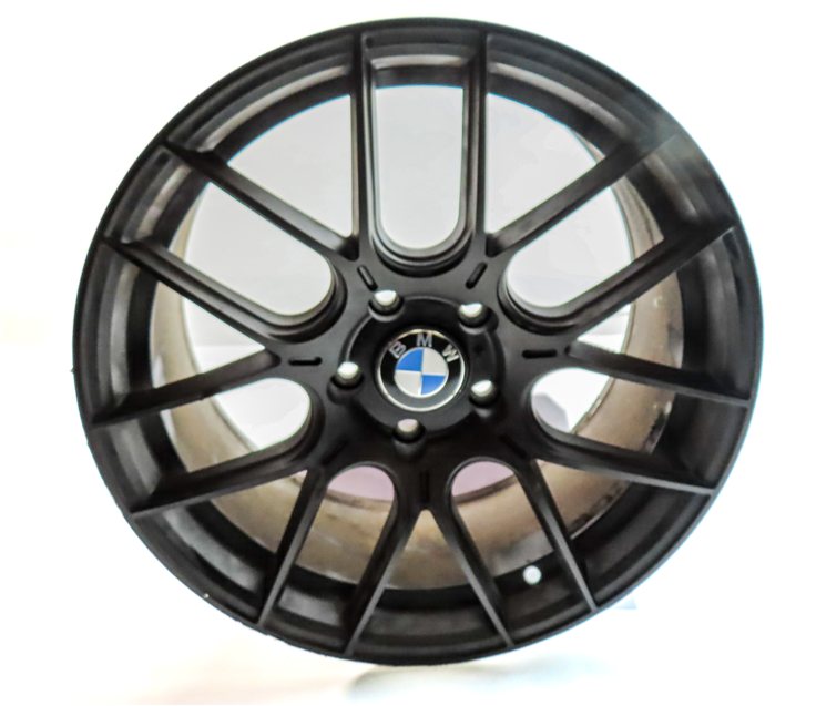 2013 BMW ACTIVE HYBRID 3 F30 18X8.5 AODHAN AH-X SILVER MACHINED FACE WHEEL RIM