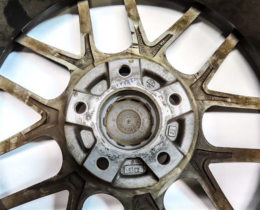 Thumbnail 5: 2013 BMW ACTIVE HYBRID 3 F30 18X8.5 AODHAN AH-X SILVER MACHINED FACE WHEEL RIM