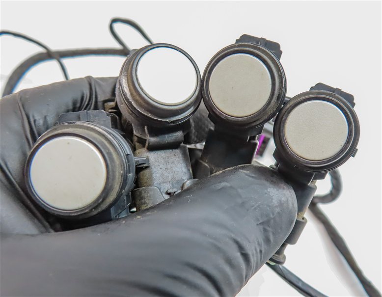 Thumbnail 4: 2013 BMW ACTIVE HYBRID 3 F30 REAR PARK ASSIST PDC DISTANCE CONTROL SENSOR SET/4