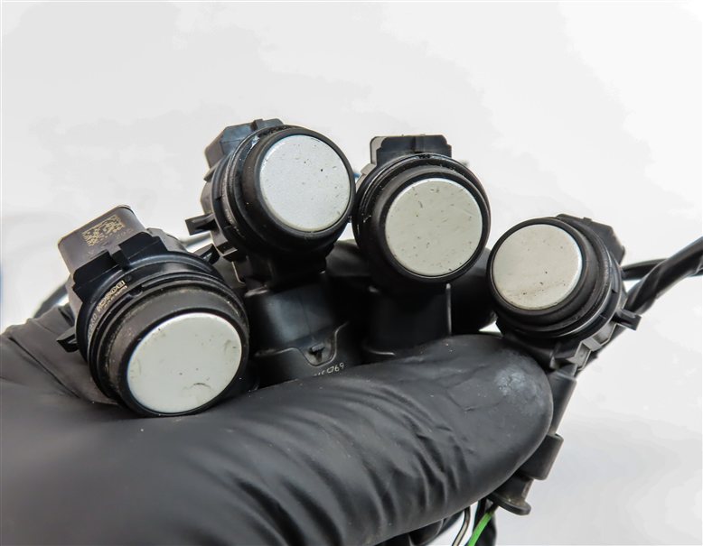 Thumbnail 4: 13 BMW ACTIVE HYBRID 3 (F30) FRONT PARK ASSIST PDC DISTANCE CONTROL SENSOR SET/4
