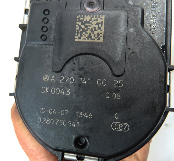 Thumbnail 9: 2013-2021 MERCEDES B C CLA E GLA GLC SLC SLK (C117 W205 W253 X156) THROTTLE BODY