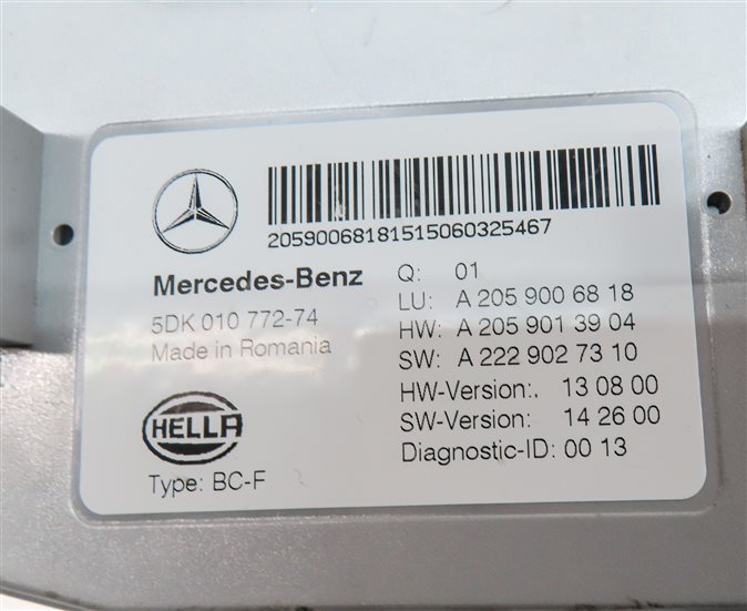 Thumbnail 3: 15-19 MERCEDES C300 C350 C400 C450 GLC300 FRONT SIGNAL ACQUISITON CONTROL MODULE