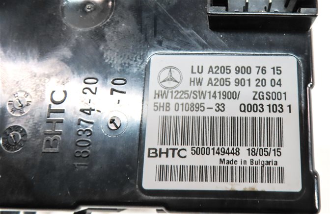 Thumbnail 6: 15-19 MERCEDES C300 C350 C400 C450 GLC300 (W205 W253) TEMPERATURE CONTROL MODULE