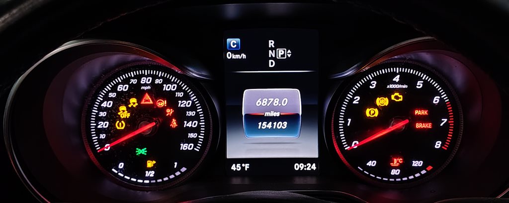 Thumbnail 2: 2015 MERCEDES C300 C400 (W205) SPEEDOMETER INSTRUMENT GAUGE CLUSTER (154k)