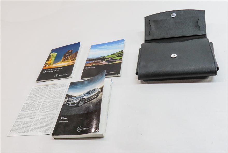Thumbnail 2: 2015 MERCEDES C300 (W205) 2.0L ENGINE OWNER'S MANUAL BOOKLET SET/5 w/ CASE
