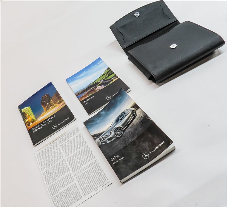Thumbnail 3: 2015 MERCEDES C300 (W205) 2.0L ENGINE OWNER'S MANUAL BOOKLET SET/5 w/ CASE