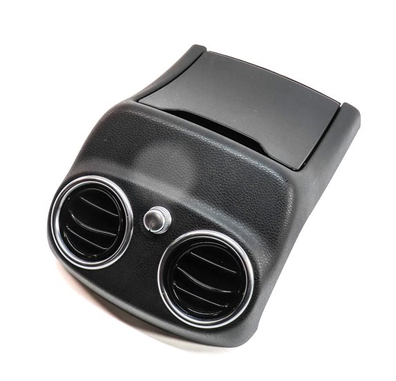 2015 MERCEDES C300 (W205) REAR CENTER CONSOLE HEAT AIR AC VENT (Black/Silver)