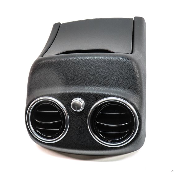 Thumbnail 2: 2015 MERCEDES C300 (W205) REAR CENTER CONSOLE HEAT AIR AC VENT (Black/Silver)