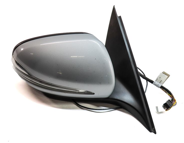 Thumbnail 6: 15-16 MERCEDES C-CLASS W205 RIGHT PFOLD HEAT MEMORY AUTODIM DOOR MIRROR (Silver)