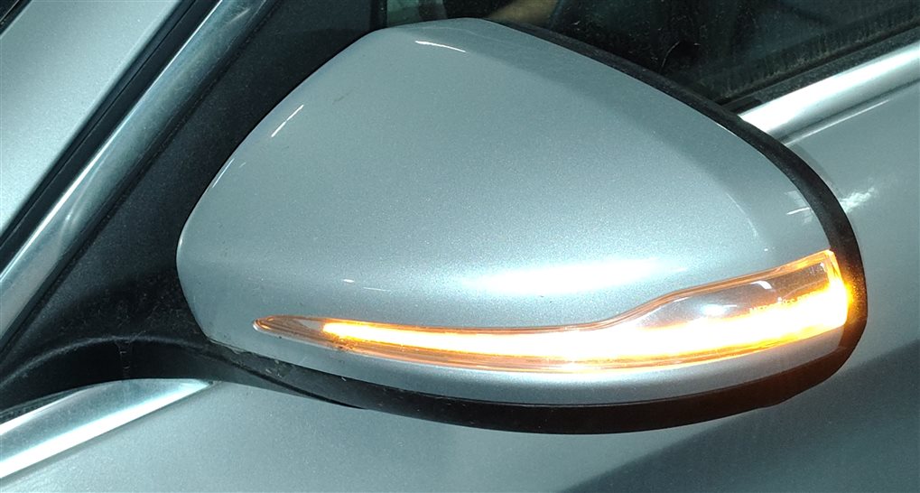 Thumbnail 2: 15-16 MERCEDES C-CLASS W205 LEFT PFOLD HEAT MEMORY AUTODIM DOOR MIRROR (Silver)