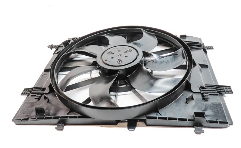 Thumbnail 2: 15-21 MERCEDES C300 C400 W205 ELECTRIC RADIATOR COOLING FAN MOTOR BLADE & SHROUD