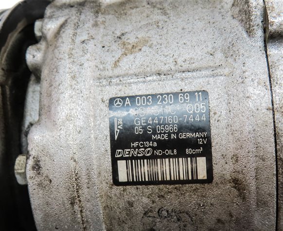 Thumbnail 6: 15-17 MERCEDES C300 GLC300 (W205 X253) 2.0L A/C AIR CONDITIONING COMPRESSOR PUMP