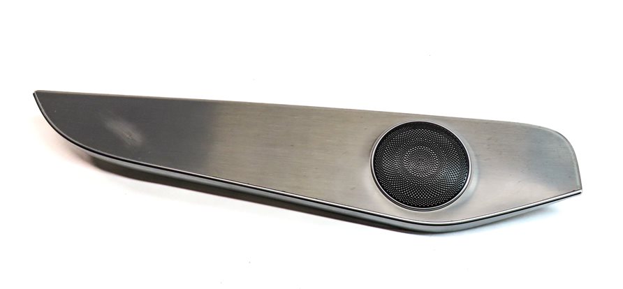 Thumbnail 13: 2015 MERCEDES C300 (W205) INTERIOR DASH DOOR TRIM SET/6 w/ SPEAKERS (Aluminum)