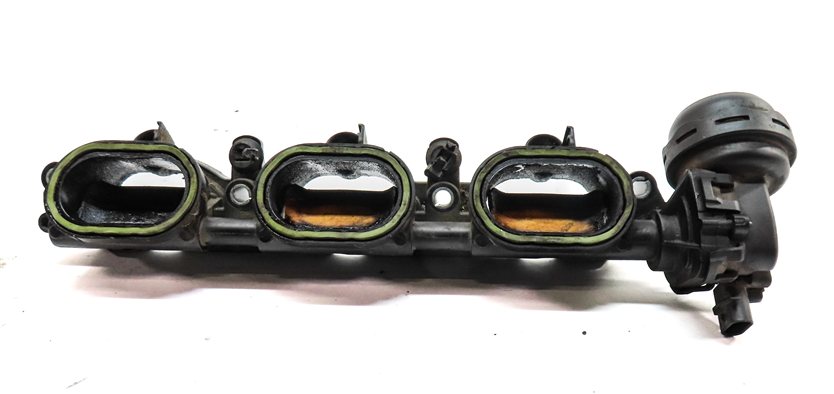 Thumbnail 3: 16-19 AUDI A6 A7 A8 Q7 C7 4M 3.0L SUPER CREC LEFT LOWER INTAKE MANIFOLD DIFFUSER