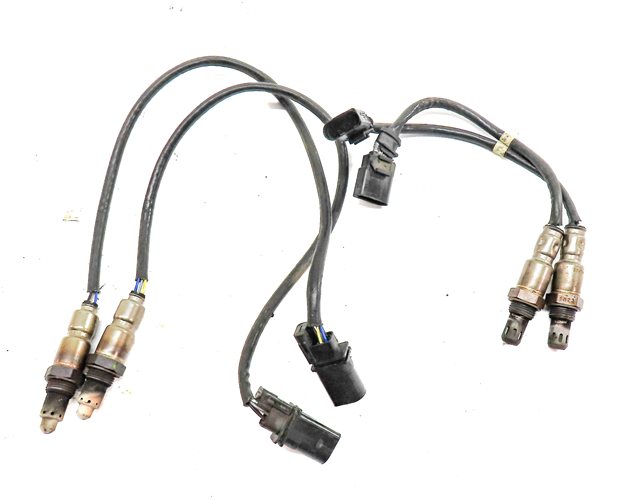 2017 AUDI Q7 (4M) 3.0L SUPER (CREC) ENGINE OXYGEN O2 LAMDA PROBE SENSOR SET/4