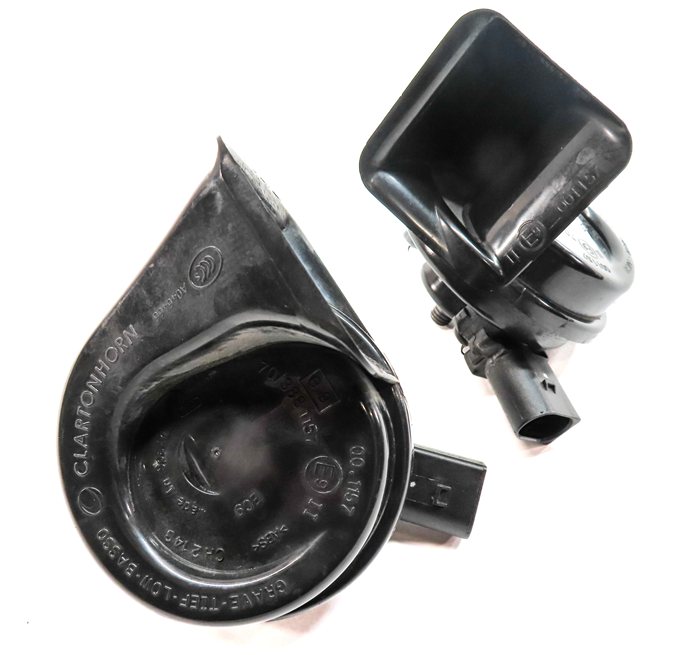 2017-2024 AUDI Q7 (4M) HIGH & LOW TONE NOTE ALERT HORN SET/2