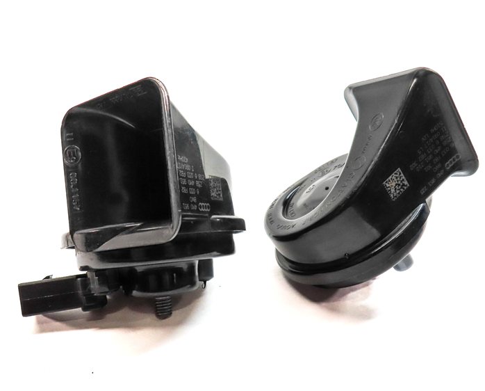 Thumbnail 2: 2017-2024 AUDI Q7 (4M) HIGH & LOW TONE NOTE ALERT HORN SET/2