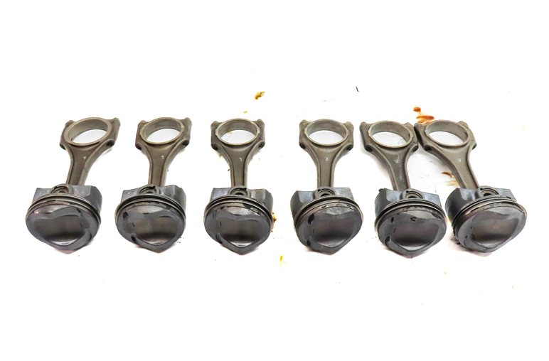 Thumbnail 3: 15-19 AUDI A6 A7 A8 Q7 (C7 D4 4H 4M) 3.0L SUPER PISTON & CONNECTING ROD SET 6