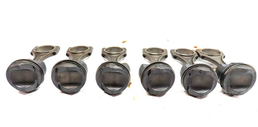 Thumbnail 4: 15-19 AUDI A6 A7 A8 Q7 (C7 D4 4H 4M) 3.0L SUPER PISTON & CONNECTING ROD SET 6