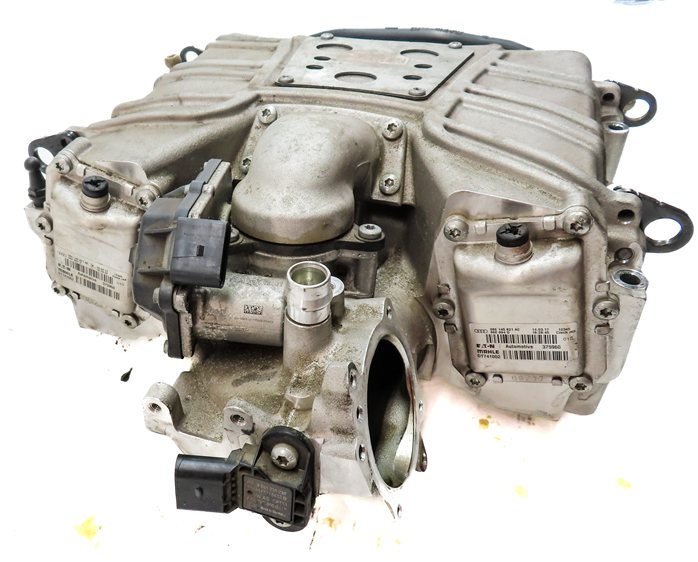 Thumbnail 5: 17-19 AUDI Q7 (4M) 3.0L SUPERCHARGED CREC ENGINE SUPERCHARGER SUPER CHARGER
