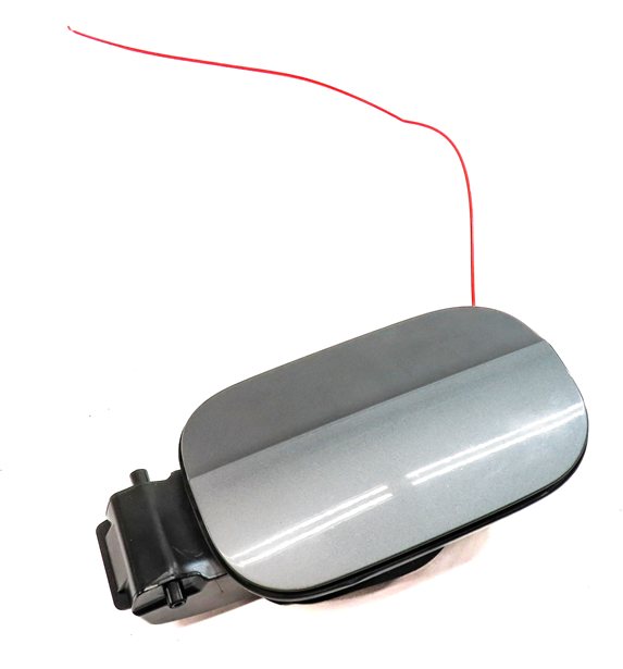 2017-2022 AUDI Q7 (4M) FUEL TANK DOOR TRIM w/ HOUSING & GAS CAP (Gray)