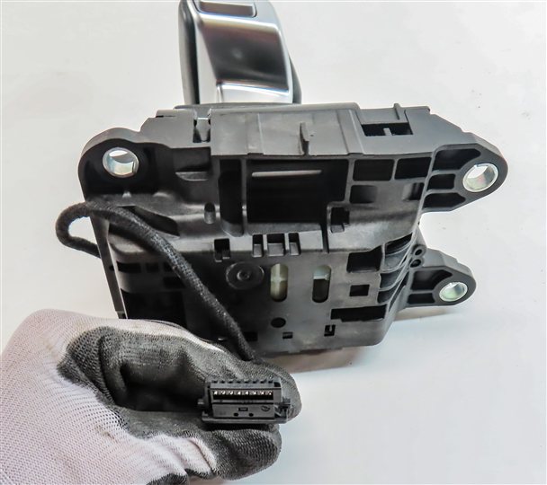 Thumbnail 6: 2017-2019 AUDI Q7 (4M) TRANSMISSION GEAR SHIFTER ASSEMBLY (BLACK LEATHER FINISH)