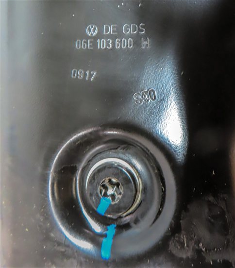 Thumbnail 12: 17-19 AUDI Q7 4M 3.0L SUPER CREC ENGINE UPPER & LOWER OIL FLUID PAN w/ PLUG